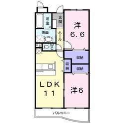 エステート新座の物件間取画像